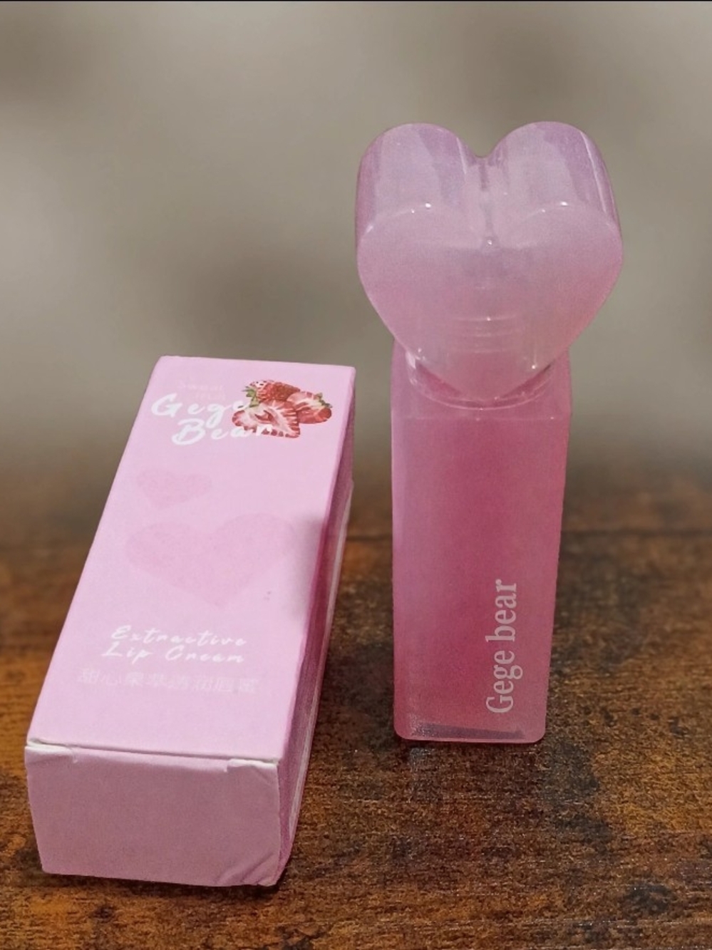 Pink Heart Lip Cream โ Hydrating Pink Tint